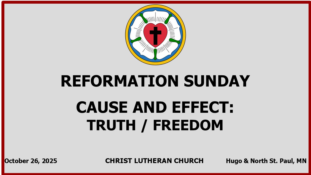 Jesus sets us free from our sins