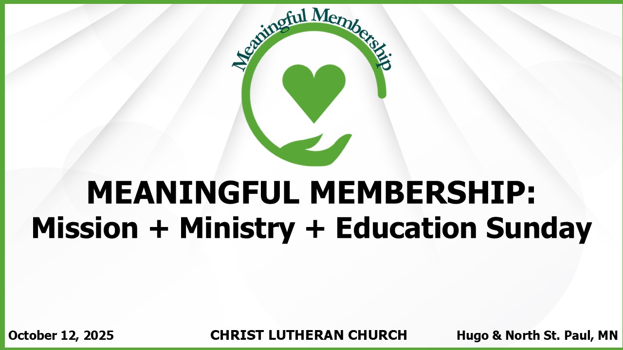 God's generosity leads to our gratitude & thanks