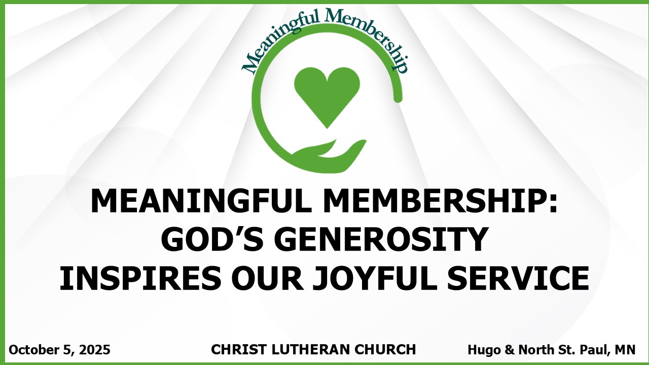 Serve the Lord with gladness!