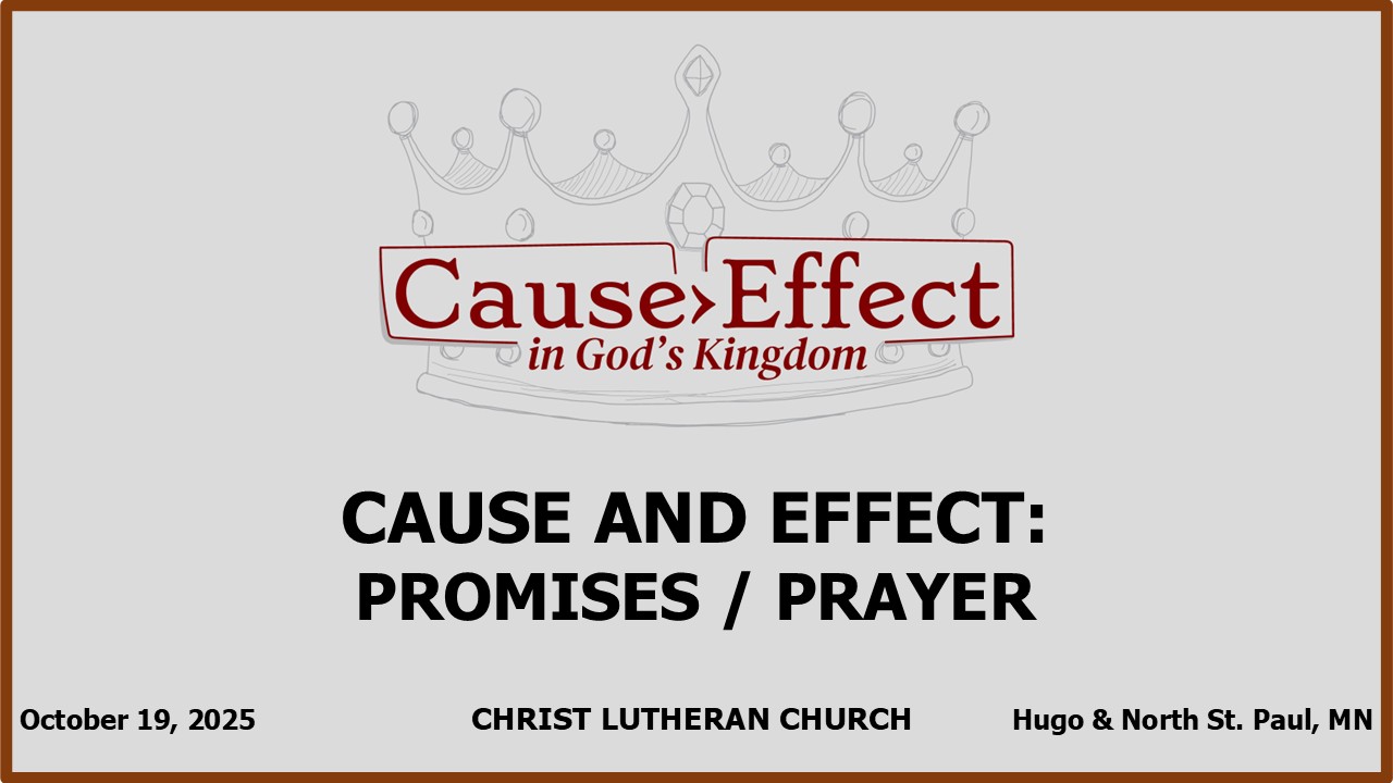 Pray with persistence!